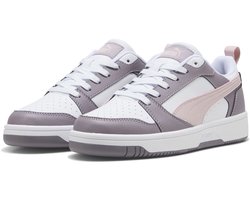 PUMA Rebound v6 Low Unisex Sneakers - PUMA White-Mauve Mist-Plum Jam