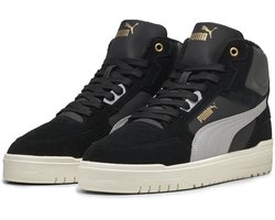 PUMA Shuffle Downtown Mid WTR Unisex Sneakers - PUMA Black-Gray Echo-PUMA Gold
