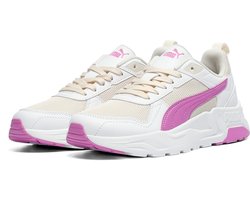 PUMA Trinity 2 LT Unisex Sneakers - Alpine Snow-Electric Orchid-PUMA White