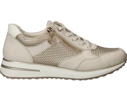 Remonte D1G08-60 Sneakers Beige Leer Dames - Beige - 40