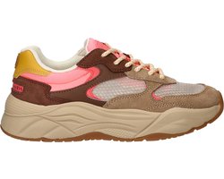 Scotch&Soda Celest dames sneaker - Bruin multi - Maat 38