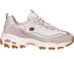 Skechers D'Lites dames sneaker - Wit roze - Maat 39