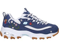 Skechers D'Lites Spring Bloom dames sneaker - Blauw - Maat 39
