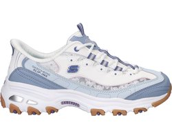 Skechers Hands Free Slip-Ins d'Lites dames sneaker - Blauw wit - Maat 39