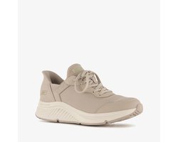 Skechers Slip-ins: BOBS Arch Comfort dames sneakers beige - Maat 36 - Uitneembare zool