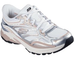 Skechers Sneaker Wit/Oudroze - Maat 39.5