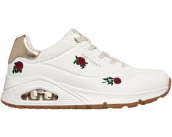 Skechers UNO - CHAMPAGNE & ROSES Dames Sneakers - Wit