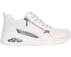 Skechers UNO- METALLIC SLIDERS Dames Sneakers - Wit
