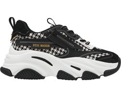 Steve Madden - Possession-E Black Plaid - Maat 39