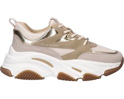 Steve Madden Progressive dames sneaker - Beige multi - Maat 42