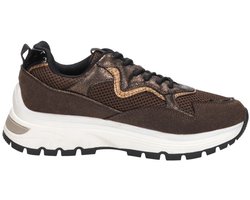 SUB55 Sneakers Laag Sneakers Laag - donkerbruin - Maat 40