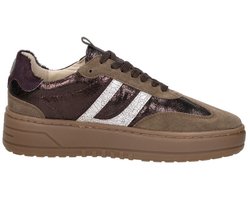 SUB55 Sneakers Laag Sneakers Laag - donkerbruin - Maat 41