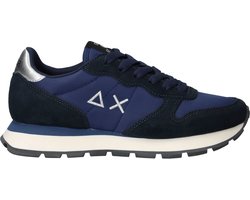 Sun68 Ally Solid Nylon Sneakers - Dames - Blauw - Maat 39