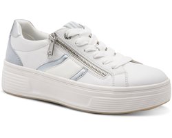 Tamaris Comfort Essentials Dames Sneakers - WIT/BLAUW