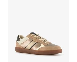 Tamaris dames sneakers beige goud
