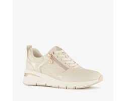 Tamaris dames sneakers ivoor beige - Maat 42 - Uitneembare zool