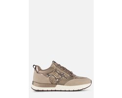 Tamaris Snake Sneakers taupe Synthetisch - Dames