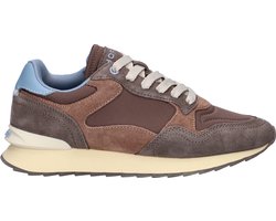 The Hoff Brand Amsterdam Sneakers - Suède - Dames - Bruin - Maat 39