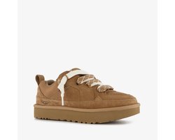 UGG Lo Lowmel suede dames sneakers cognac - Maat 38 - Uitneembare zool