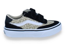 Vans Meisjes Sneaker Brooklyn Ls Leopard Black | Zwart | Maat: 30