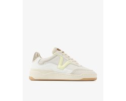 VIA VAI Sam Olivia Sneakers Dames - Suède,Leer,Textiel - Geel - Maat 41
