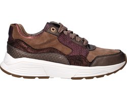 Xsensible Golden Gate Lady Sneakers - Leer - Dames - Bruin - Maat 41