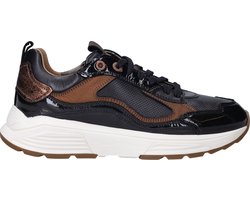 Xsensible Milau Sneakers - Leer - Dames - Zwart - Maat 39