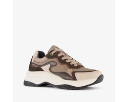 XX By Mexx dames sneakers zwart bruin - Maat 38 - Uitneembare zool