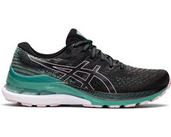 ASICS GEL-Kayano 28 Dames - Sportschoenen - Hardlopen - Weg - zwart/groen