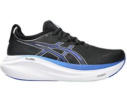 Asics gel-nimbus 27 in de kleur zwart.