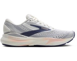 Brooks Adrenaline GTS 24 Hardloopschoenen - Grey/Blue Ribbon - Narrow Fit - Maat 38.5 - Dames