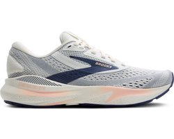 Brooks Adrenaline GTS 24 Hardloopschoenen - Grey/Blue Ribbon - Narrow Fit - Maat 40.5 - Dames