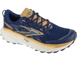 Brooks Cascadia 19, Mannen, Marineblauw, Hardloopschoenen, maat: 45,5