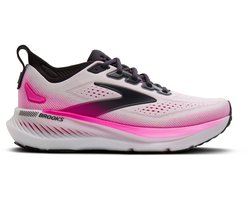 Brooks Glycerin GTS 23 Hardloopschoenen - Wit/Roze - Maat 39 - Dames