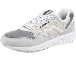 Heren Sneakers van Suède en Grijs Textiel - Lichtgewicht Comfortabele Sneakers