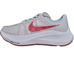 Nike - Zoom Winflo 8 - Hardloopschoenen - Wit/Rood - Maat 38