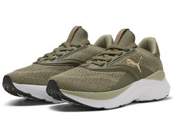 PUMA Softride Mayve Wn's Dames Sportschoenen - Loden Green-Lux Army-PUMA Gold
