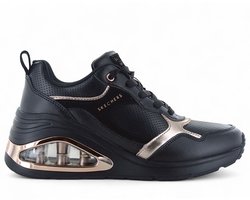 SKECHERS UNO Prima-Starlet - Dames Sneakers Schoenen Zwart 177810-BBK - Maat EU 38.5 UK 5.5