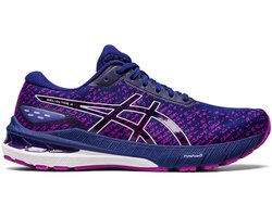 Asics - GEL-GLYDE 4 - Dames Hardloopschoenen - Blauw/Wit - Maat 41.5