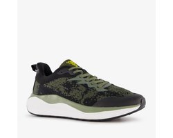 Osaga heren hardloopschoenen zwart groen - Maat 42 - Uitneembare zool