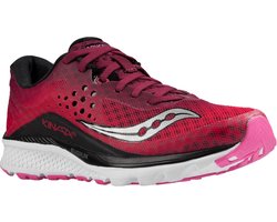 Saucony Kinvara 8 hardloopschoenen Dames Hardloopschoenen - Maat 38 - Vrouwen - rood/roze/zilver/zwart