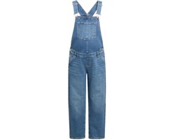 Next - Dames - Denim zwangerschapsoverall met wijde, ronde pijpen - Blauw