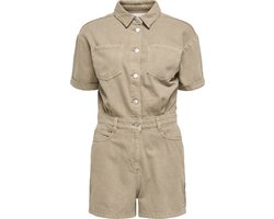 Only Jumpsuit Onlprime S/s Playsuit Pnt 15348557 Fungi Dames Maat - XL