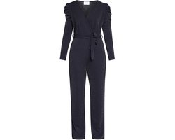 SISTERS POINT Egina-ju18 - Dames Jumpsuit - Black/silver - Maat L