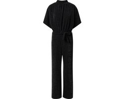 SISTERS POINT Girl-ju4 - Dames Jumpsuit - Black/silver - Maat L