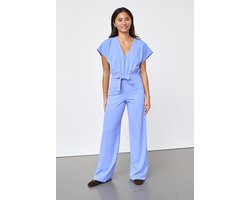 SISTERS POINT Girl-ju.v - Dames Jumpsuit - Blue dream - Maat S