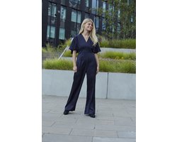 SISTERS POINT Gisela-ju - Dames Jumpsuit - Navy - Maat L