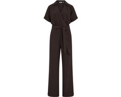 WE Fashion Dames jumpsuit met strikceintuur