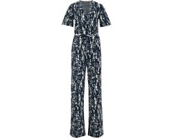 WE Fashion Dames jumpsuit met structuur