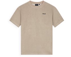 Ballin Amsterdam - Jongens Loose fit T-shirts Crewneck SS - Taupe - Maat 12